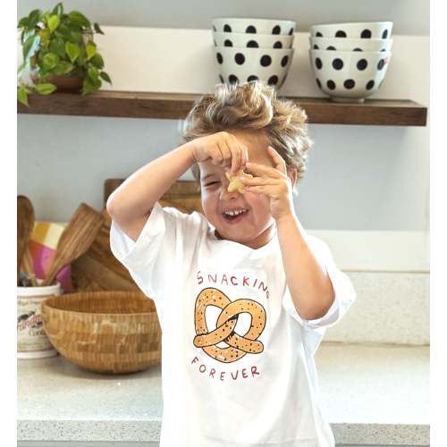 Snackin 100% Cotton T-shirts | The Milk Crew