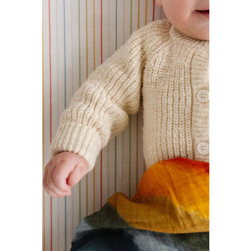 Rainbow Stripe Crib Sheet