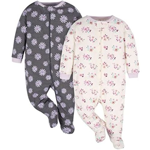 Gerber Baby Girls' 2-pack Sleep 'N Play