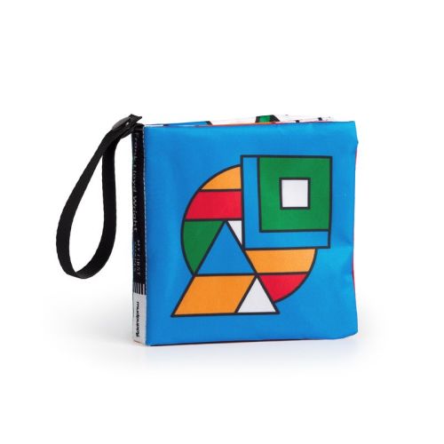 Frank Lloyd Wright My First Shapes Crinkle Fabric Stroller Book - by Mudpuppy (Bath Book)