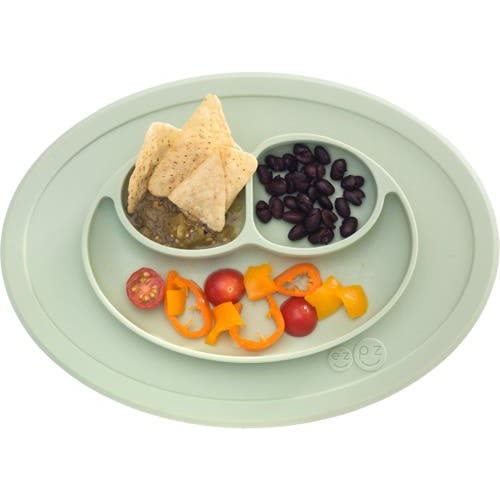 'Mini Mat' Silicone Feeding Mat, Sage