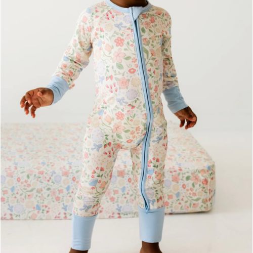 Eliana Zipper Romper | Bamboo Baby Romper | In My Jammers