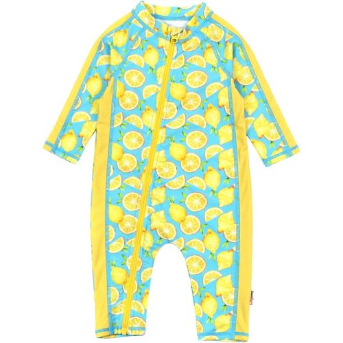SwimZip Boys' Long-Sleeve UPF 50+ Swimsuit for Baby, Toddler, & Little Boys