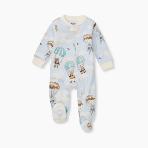 Burt's Bees Baby Sleep & Play - Parachute Pals Blue, 0-3 Months