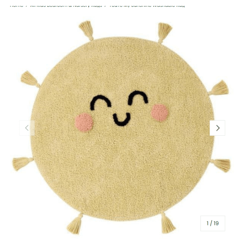 My Sunshine Washable Rug
