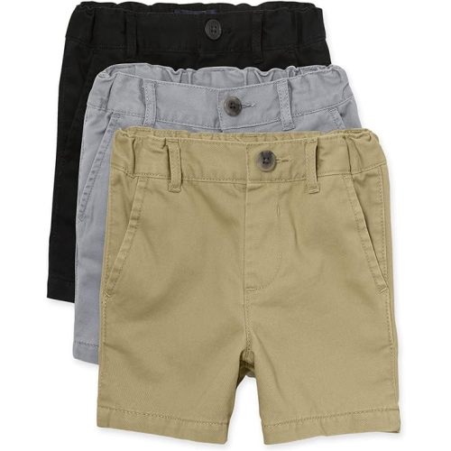 The Children's Place Baby Boys' and Toddler Stretch Chino Shorts 6-9 M