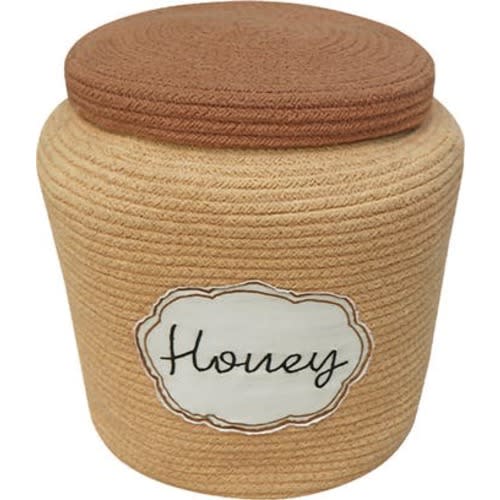 Basket Honey Pot, Medium