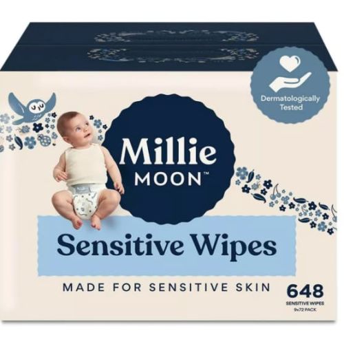 Generic Millie Moon Sensitive Wipes (72 x 9)=648 Wipes