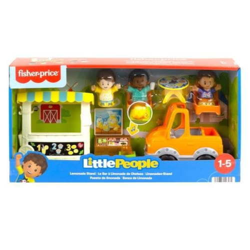 Fisher-Price Little People Toddler Learning Toy Caring for Animals Farm Playset with Smart Stages for Pretend Play Kids Lemonade Stand