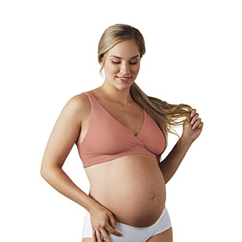 BRAVADO! DESIGNS Women's Ballet Nursing Bra for Breastfeeding Wireless Sleep Maternity Bra