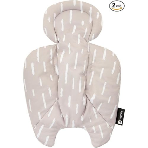4moms RockaRoo and MamaRoo Infant Insert, Machine Washable, Soft, Plush Fabric, Reversible Design, Sand