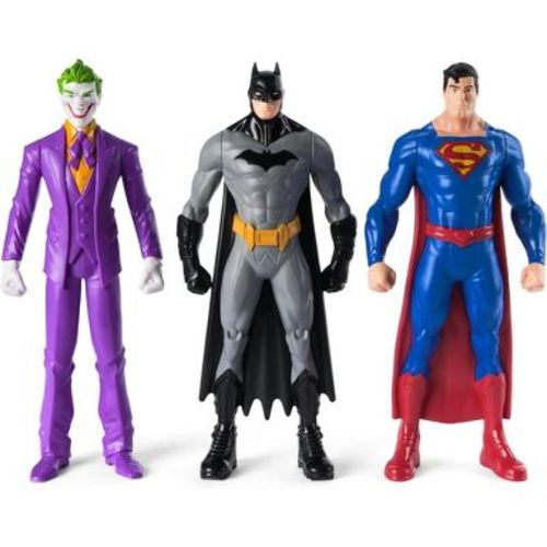 DC Comics The Joker, Batman, and Superman Action Figure 3-Pack, Kids Toy Gifts for Boys and Girls Ages 3 and Up