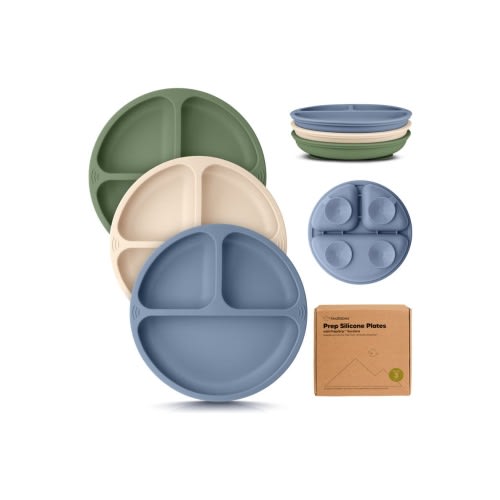 3-Pack Prep Silicone Suction Plates