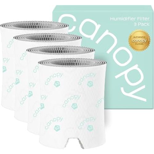 Canopy Original Bedside Humidifier Filter 2.0, 3-Pack, 6-Week Replacement