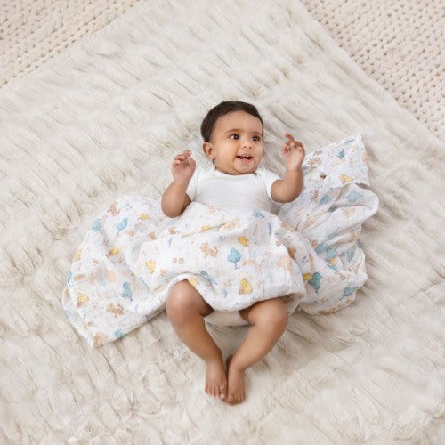 boutique cotton muslin swaddles 3 pack