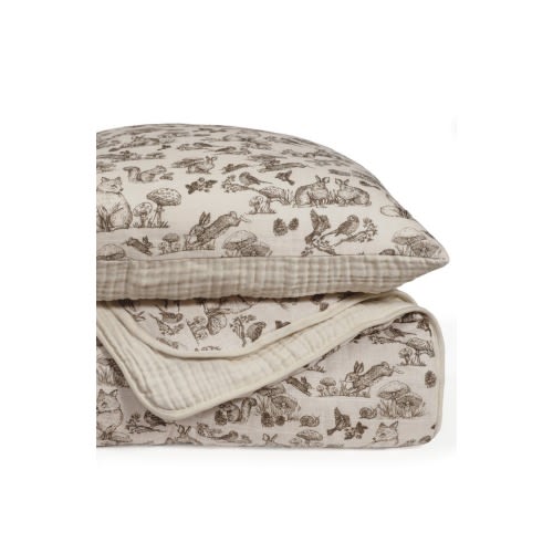Organic Cotton Muslin Quilt & Sham Set