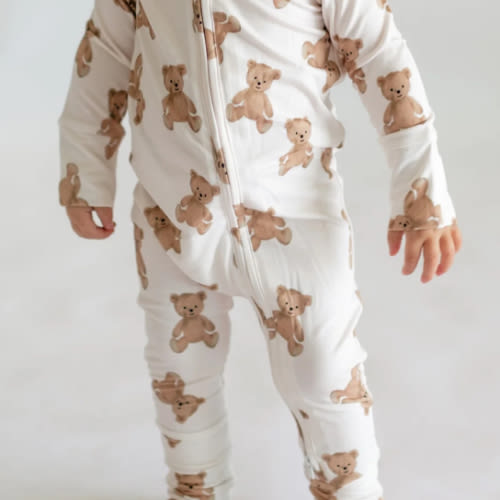 Infant Romper in Bears
