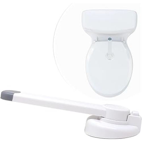Mars Baby Child Safety Toilet Seat Lock - Easy to Install and Use Toilet Lock, Baby Proof Your Bathroom - Easy Install No Tools Needed - Fits Most Toilets - 1 Pack