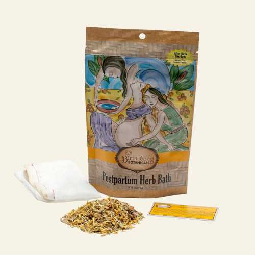 Postpartum Herbal Bath – Gentle Botanical Soak for Mom and Baby (8 oz)