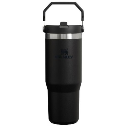 Stanley 30 oz Stainless Steel Ice Flow Flip Straw Tumbler Black 2.0