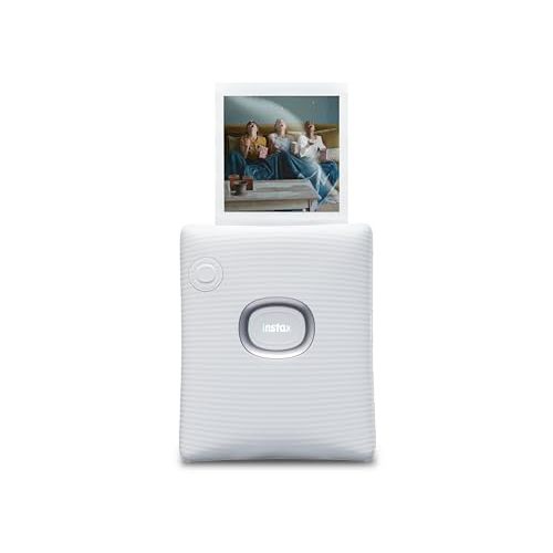 Fujifilm Instax Square Link Smartphone Printer- Ash White | Bluetooth, Lightweight design