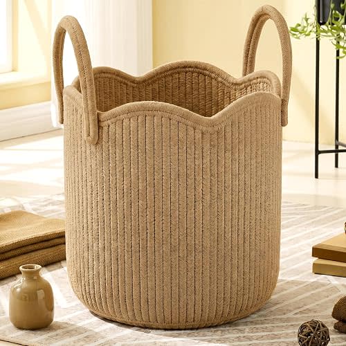 BrownWoven Basket 12" x 12" x 12"
