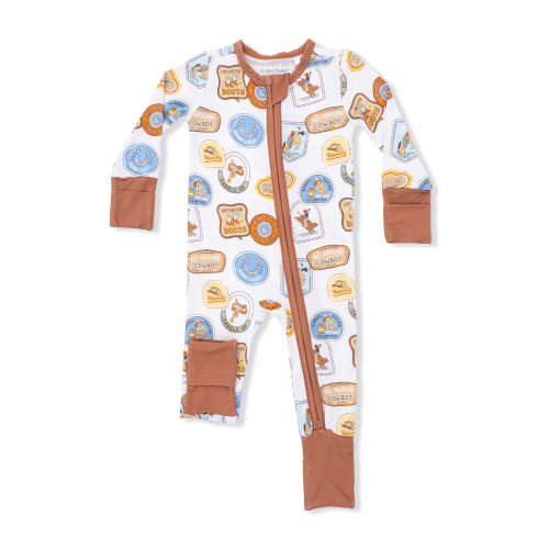 2-Way Zip Romper, Rodeo Patches