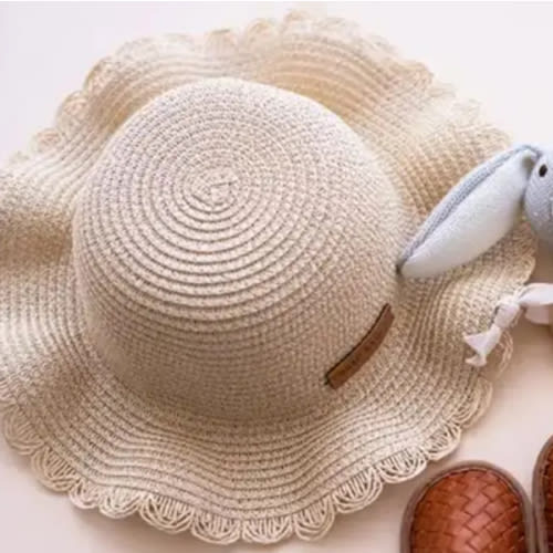 Baby Straw Sun Hat
