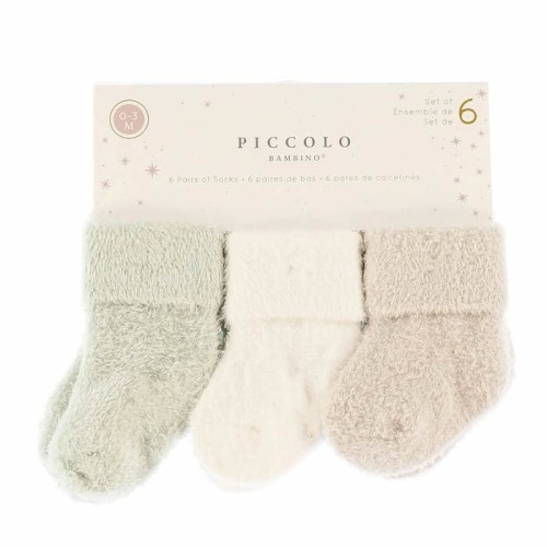 Chenille Socks (6 Pack)