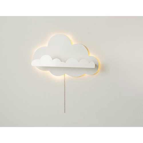Cloud Night Light Wall Shelf