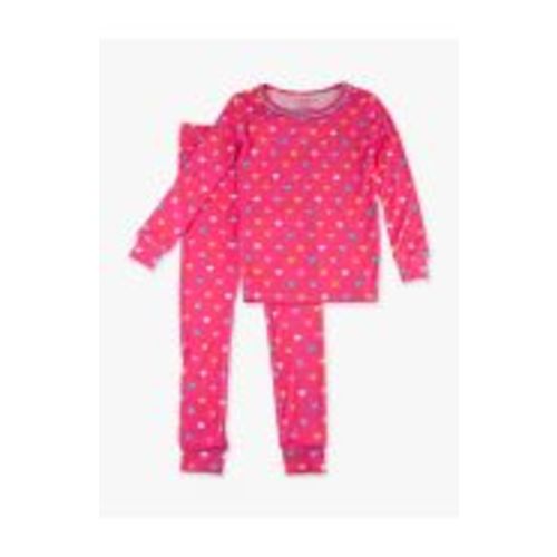 Ruffle Long Sleeve Pajama Set, Bamboo Viscose