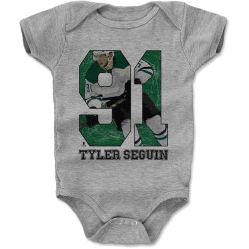 500 LEVEL Tyler Seguin Baby Infant One Piece Bodysuit (3-6, 6-12, 12-18, 18-24 Months) - Dallas Hockey Baby Clothes - Tyler Seguin Game