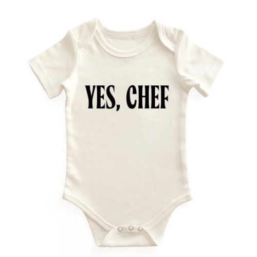 Yes, Chef! Baby Bodysuit Culinary Style | Chunky Deli
