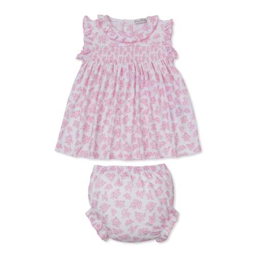 Simply Strawberries Smocked Dress Set