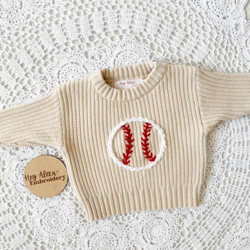 Baseball Sweater | Baseball Game Outfit | MLB | Ballpark Outfit |  Baby Sweater | Baby Gift | Home Run | Twins