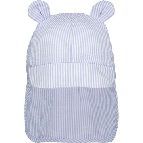 Light Blue Baby Seersucker Legionnarie Hat With Ears | Best&Less™ Online