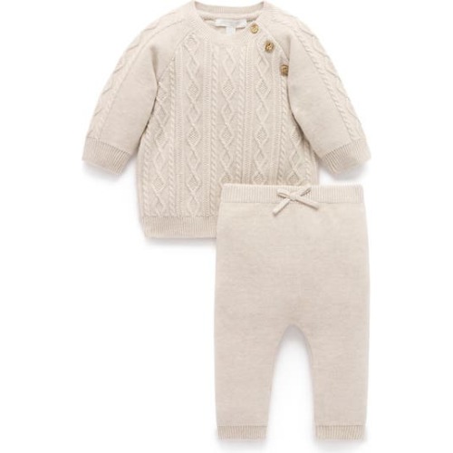 Cable Knit Set, 12-18M