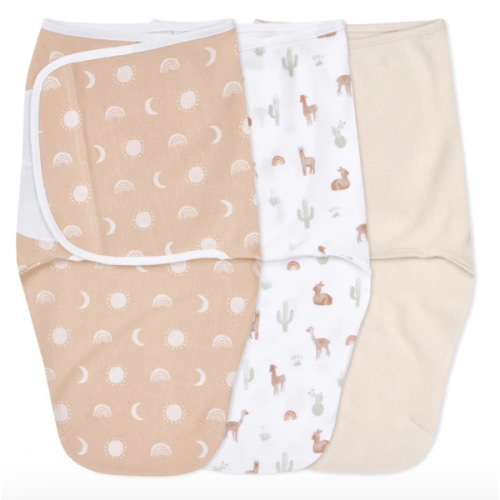 Desert Sun Easy Swaddle With No Zipper 0-3M | aden + anais