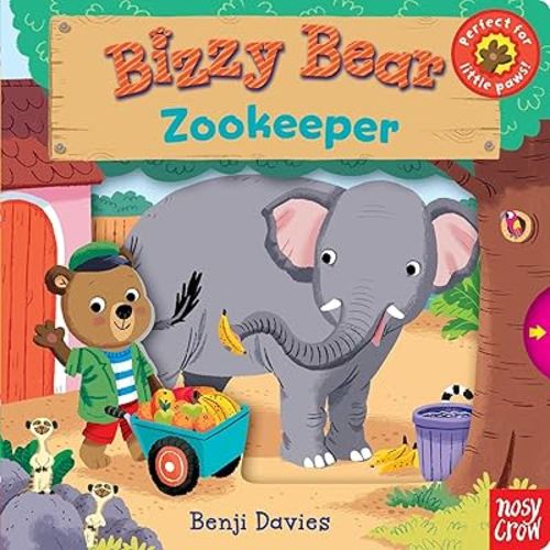Bizzy Bear: Zookeeper: (Interactive Zoo Animal Board Book for Toddlers - With Sturdy Tabs and Slides to Push and Pull)