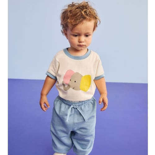 Baby Graphic Bodysuit & French Terry Sweatpants Set