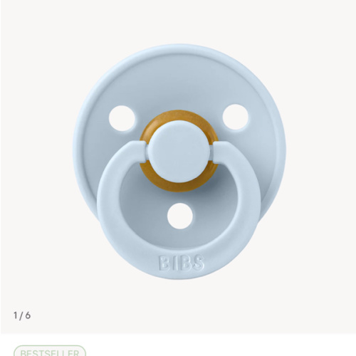BIBS Colour - Baby Blue Pacifier – Bibsworld store US