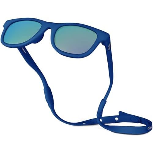 Polarized Baby Sunglasses With Strap - Unbreakable Flexible Infant Sunglasses For Toddlers Newborns 0-24 Months