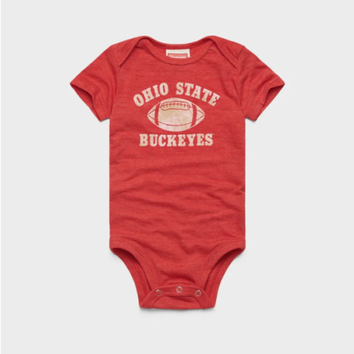 Ohio State Buckeyes Football Baby One Piece | Retro OSU Baby One Piece – HOMAGE