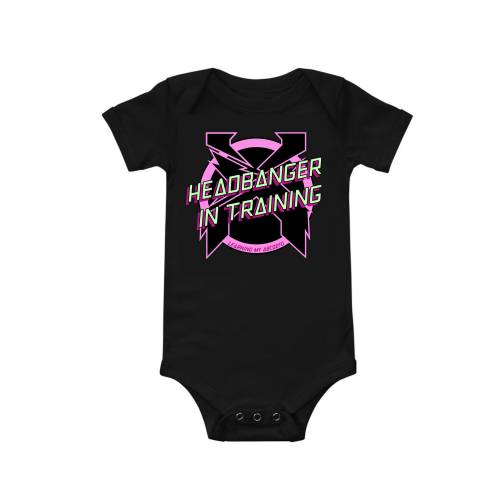Custom EDM Baby Headbanger In Training Baby Onesie for Kid Boy or Girl