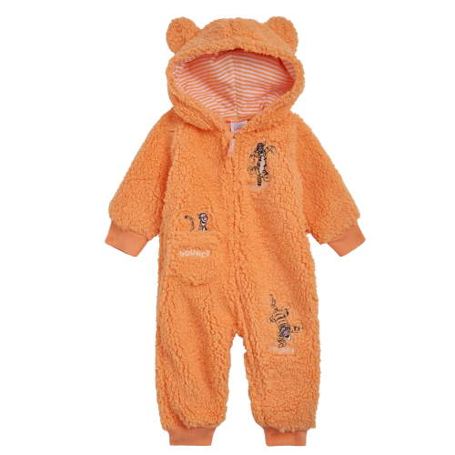 Disney Winnie the Pooh Tigger Infant Baby Boys Zip Up Coverall Orange 12 Months