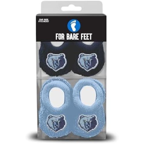 FBF - Officially Licensed NBA Infant Bootie Socks 0-12 Months - 2 Pack