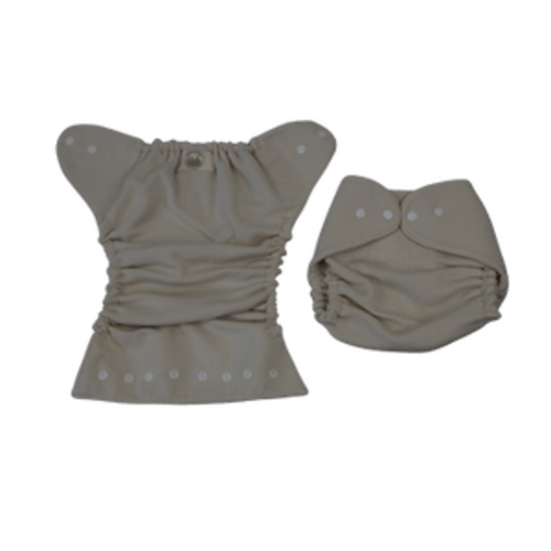 Natural Wool Snap Wrap Diaper Cover