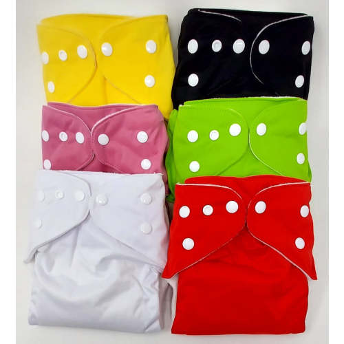 FuzziBunz 6 Pack One Size and First Year Bundles with Insert - Girl or – FuzziBunz Diapers