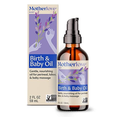Amazon.com: Motherlove Birth & Baby Oil (2 oz) Gentle Lavender-Infused Oil for Perineal, Labor & Baby Massage—Non-GMO, Organic Herbs : Baby