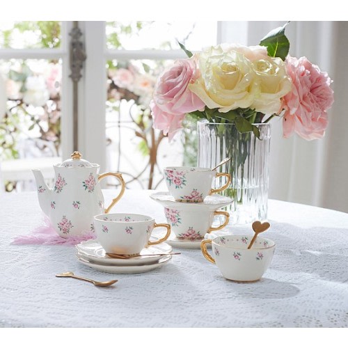 LoveShackFancy Floral Tea Party Set | Pottery Barn Kids